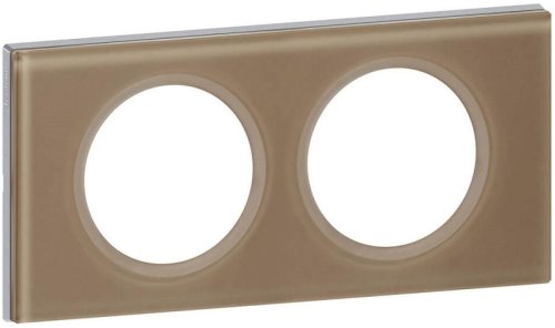 Рамка универсальная Legrand Celiane Corian 2-м. стекло смальта мокка фото Рамка универсальная Legrand Celiane Corian 2-м. стекло смальта мокка картинка